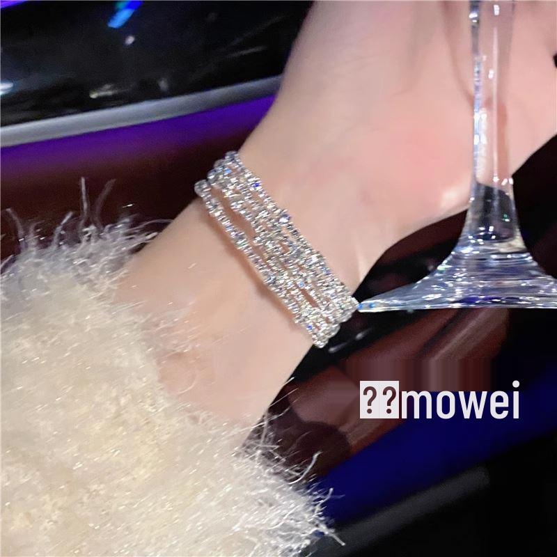 Temperamental Socialite: Sparkling Diamond Disco Rhinestone Bracelet