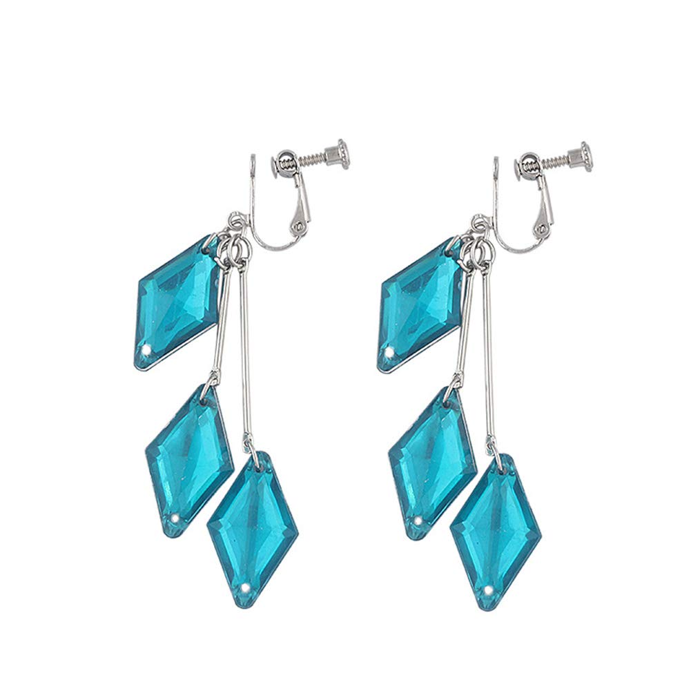 Twisted Wonderland Twist Jade Leech Floyd Leech Earrings Cosplay Prop Accessories [Sakilor]