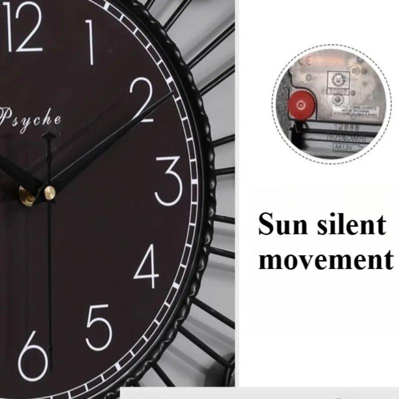 Luxury Shell Wall Clock Nordic Fashion Creative Wall Clocks Household Modern Simple Silent Clock Living Room Decorations