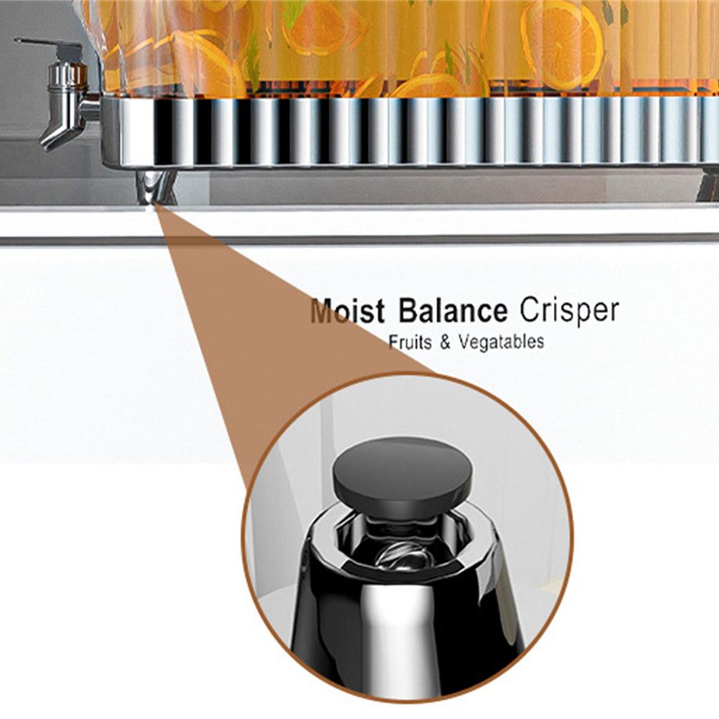 5.3L Iced Beverage Juice Dispenser with Tap Large Capacity Cold Drink Container Practical Refrigerator Water Pitcher