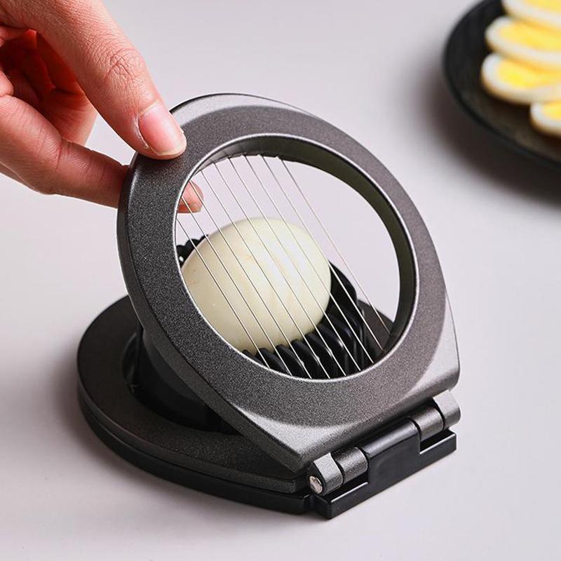 Egg Slicer, Egg Slicer For Hard Boiled Eggs, Egg Cutter Heavy Duty Aluminium For Egg Strawberry Mushroom Soft Fruit