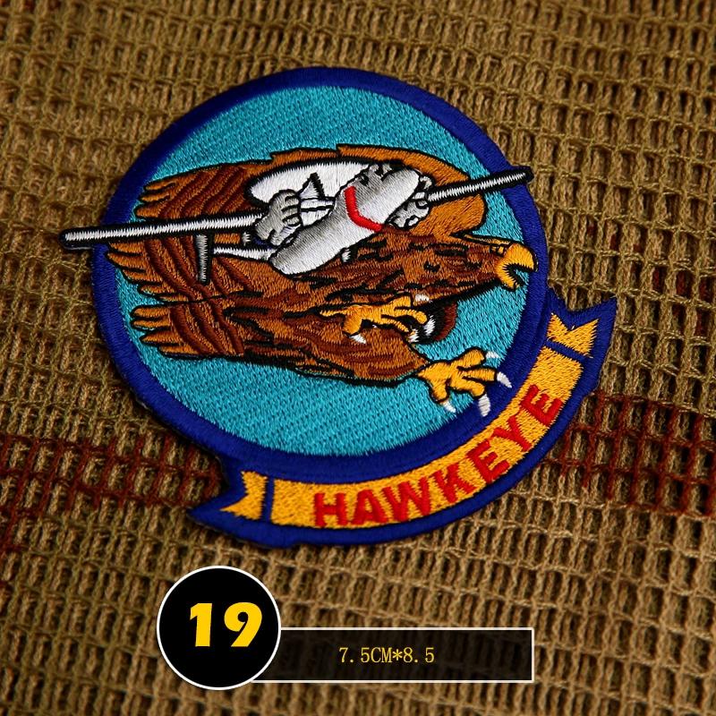 Military Fan Embroidered Armband Flight Jacket Armband Tactical Velcro Cloth Label Shoulder Badge Morale Badge Backpack Sticker