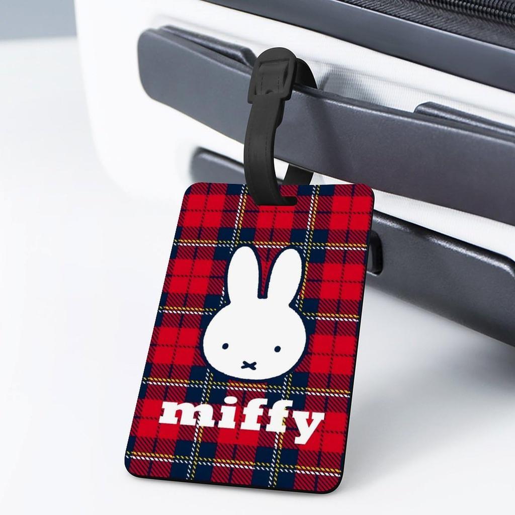 Miffy Luggage Name Bag Suitcase TPU with Name School Bag Luggage Suitcase Name Loss Business Cute Character Tag, Tag, Tag, Tag, Card, Tag, Tag,