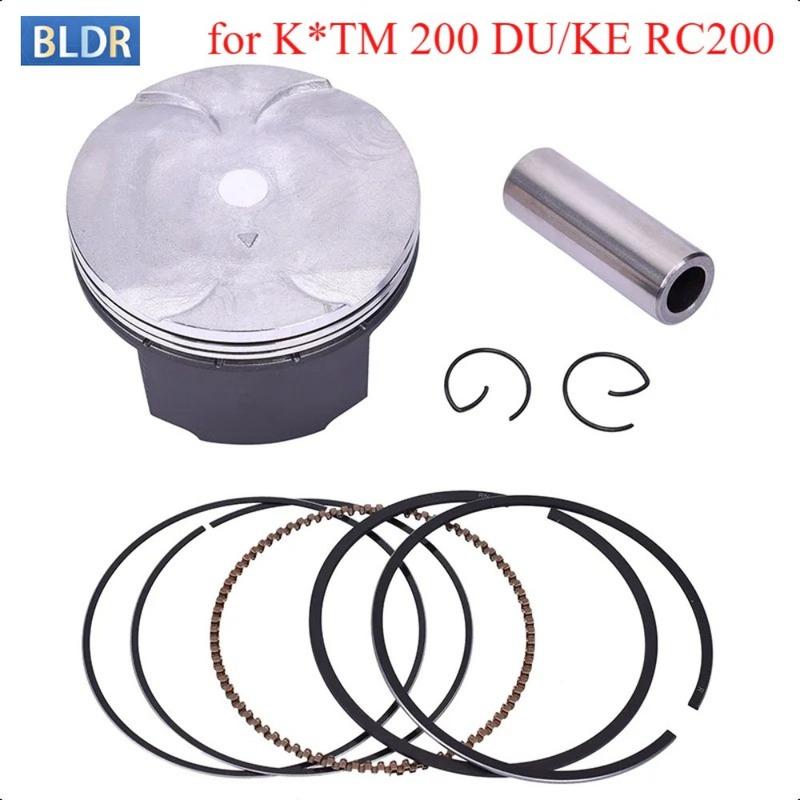 

STD 72mm 90630007000 Motorcycle Engine Parts Piston Ring Kit for KT/M 200 DU/KE 2012 2013 RC200 ABS 2014 2015 add 1.0 73mm