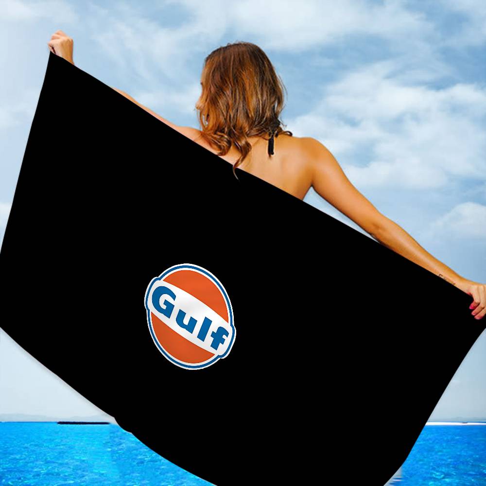 Manta de Microfibra para Coche de Carreras G-Gulf Secado Rápido Toallas de Playa Impresión Oversize Super Absorbente Manta Toalla para Piscina