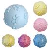 Squeaky Dog Ball Raised Texture Dog Chew Toy Bite-Resistant Puppy Teething Toy for Dogs Teeth Cleaning Boredom Relief