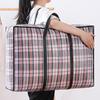 PP Woven Storage Bag Large Capacity Waterproof Thick Moving Bag Luggage Organizer Quilt Clothes Packing Tote