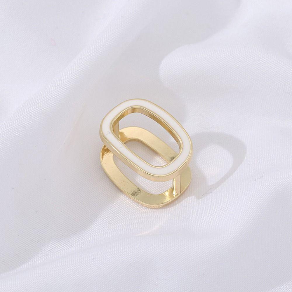 

Anti-crack Scarves Shawls Buckle Hollow Vintage Clothing Accessorie white-b