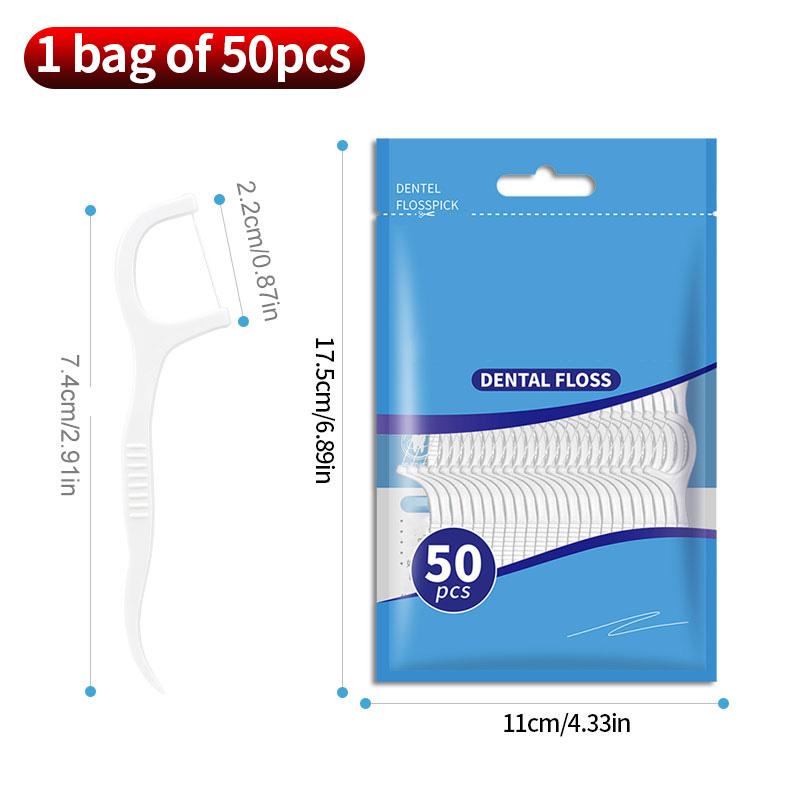 600/300/150/50 Ultra Fine Toothpicks, Household Set, Cleaning Interdental and Oral Care Tools