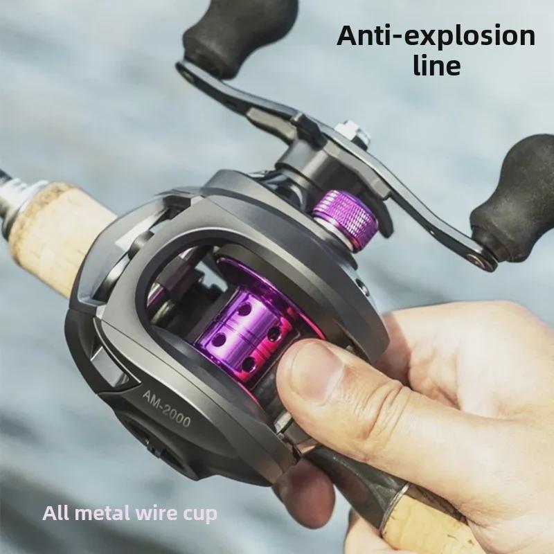Explosion-Proof Baitcasting Reel for Thunder Rod Fishing