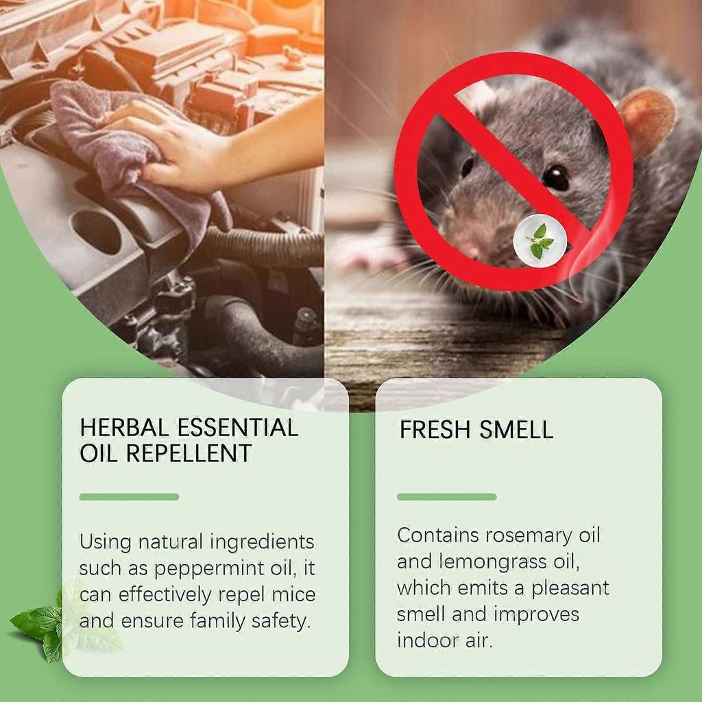 Mouse repellent pills plant essential oils home indoor and outdoor to repel