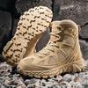 Fashion New Tactical Boots Outdoor Camping Military Style Men's Spring Summer Season Hiking Shoes Comfortable Breathable Sports Gear
