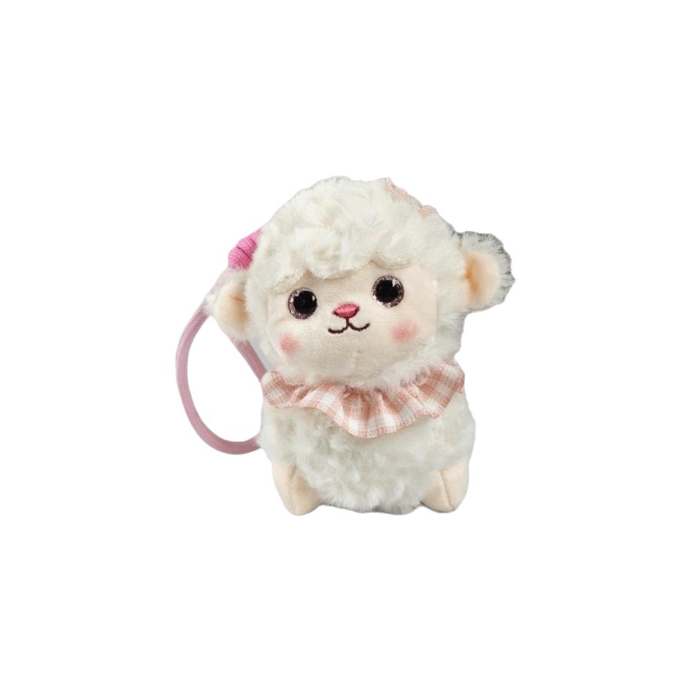 Lamb New Year Sheep Plush Doll Ornaments Fluffy Lamb Pendant Sheep Plush Keychain Bedroom Decor