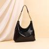 High-end Tote Bag, Women's Large-capacity Commuting Underarm Single-shoulder Bag, Soft Leather Crossbody Bag, Chain Bag