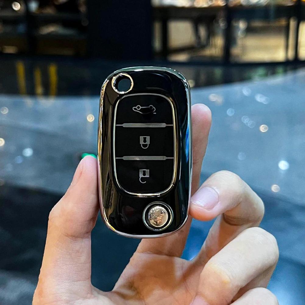 Luxury TPU Key Case Keychian Cover for LADA Vesta Granta XRay Kalina Priora Sedan Sport for Renault Fluence Clio Megane