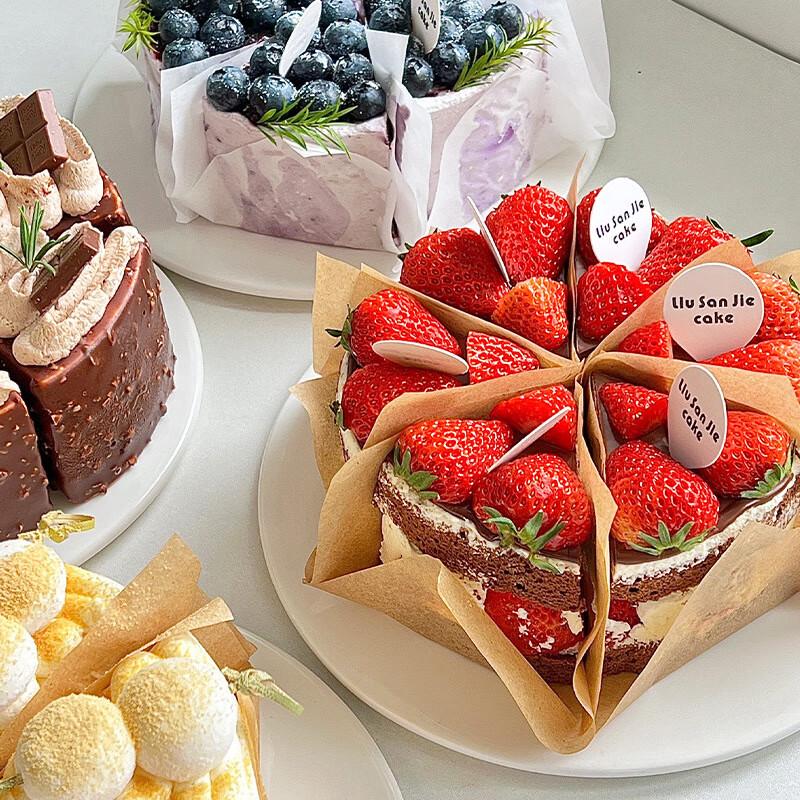 Square Greaseproof Cake Box Liners