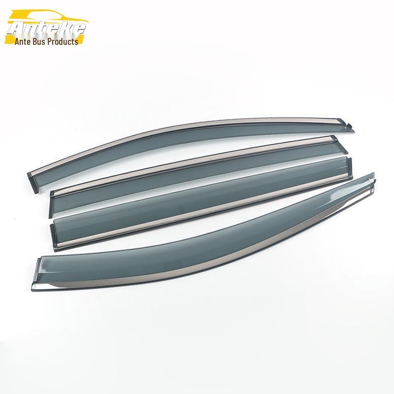 Fits 19 Baojun RM-5 Models: 3D Stainless Steel Rain Deflector Trim
