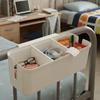Partition Bedside Hanging Basket Adjustable Night Stand Shelves Bedside Storage Rack  Bedroom