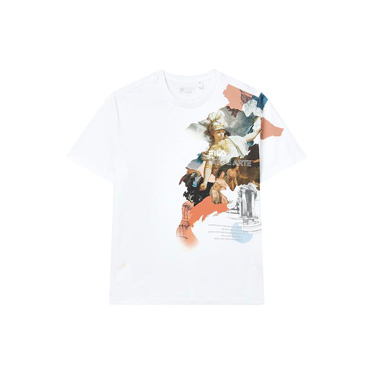 FILA T Shirt Men s Standard White F11M238102FWT XL