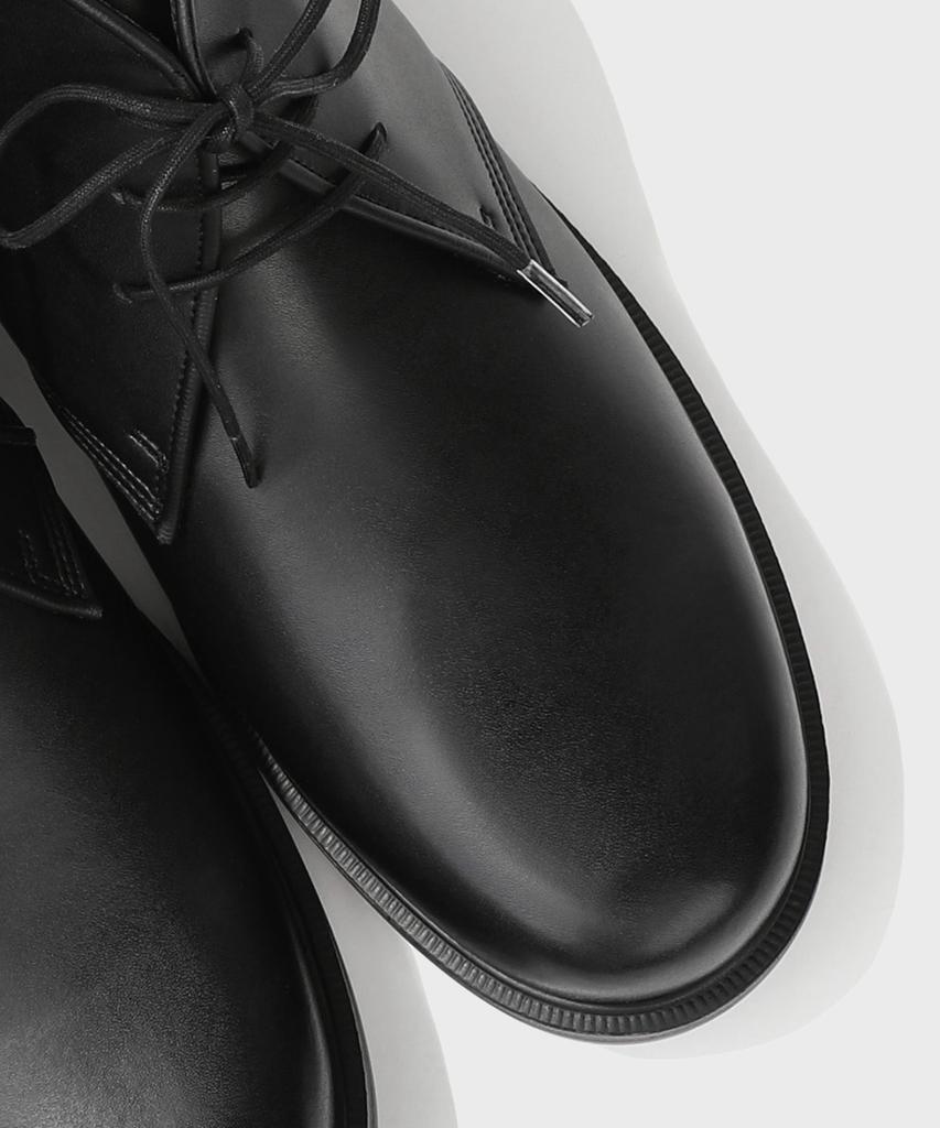 Firenze Atelier [Second.A] Basic Round Toe Chukka Boots_2Ndf4900Gb [Black]