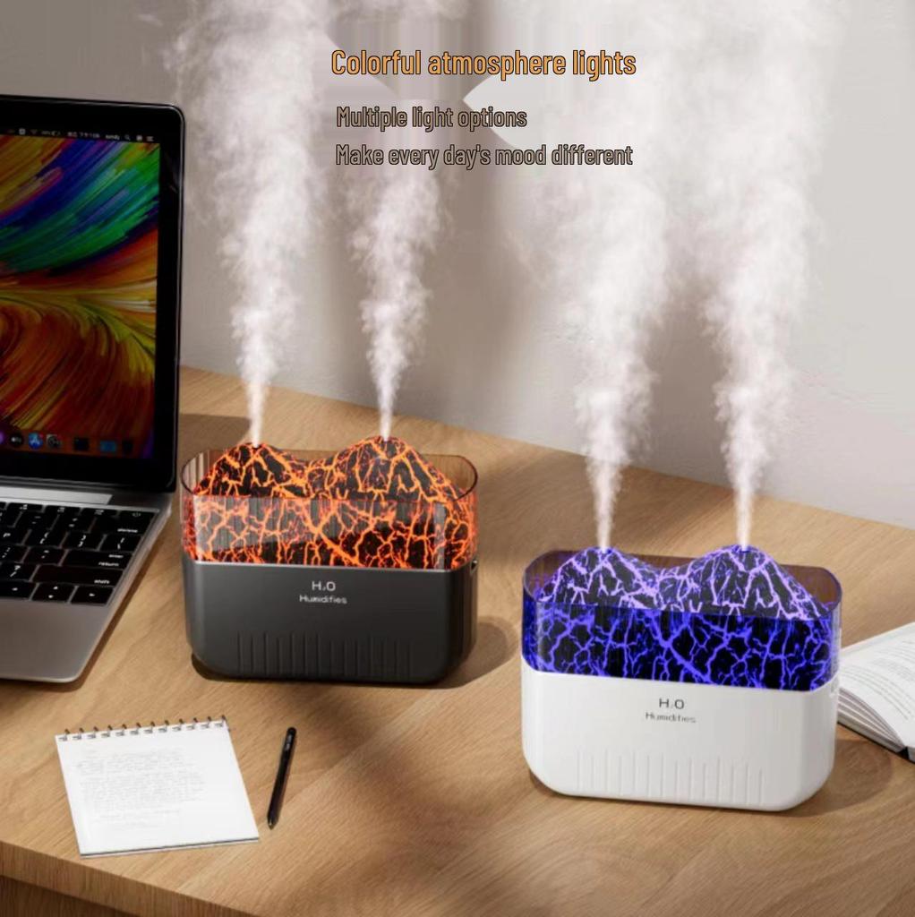 Cichy nawilżacz biurkowy USB do sypialni - Duża mgiełka i nawilżające nawilżenie