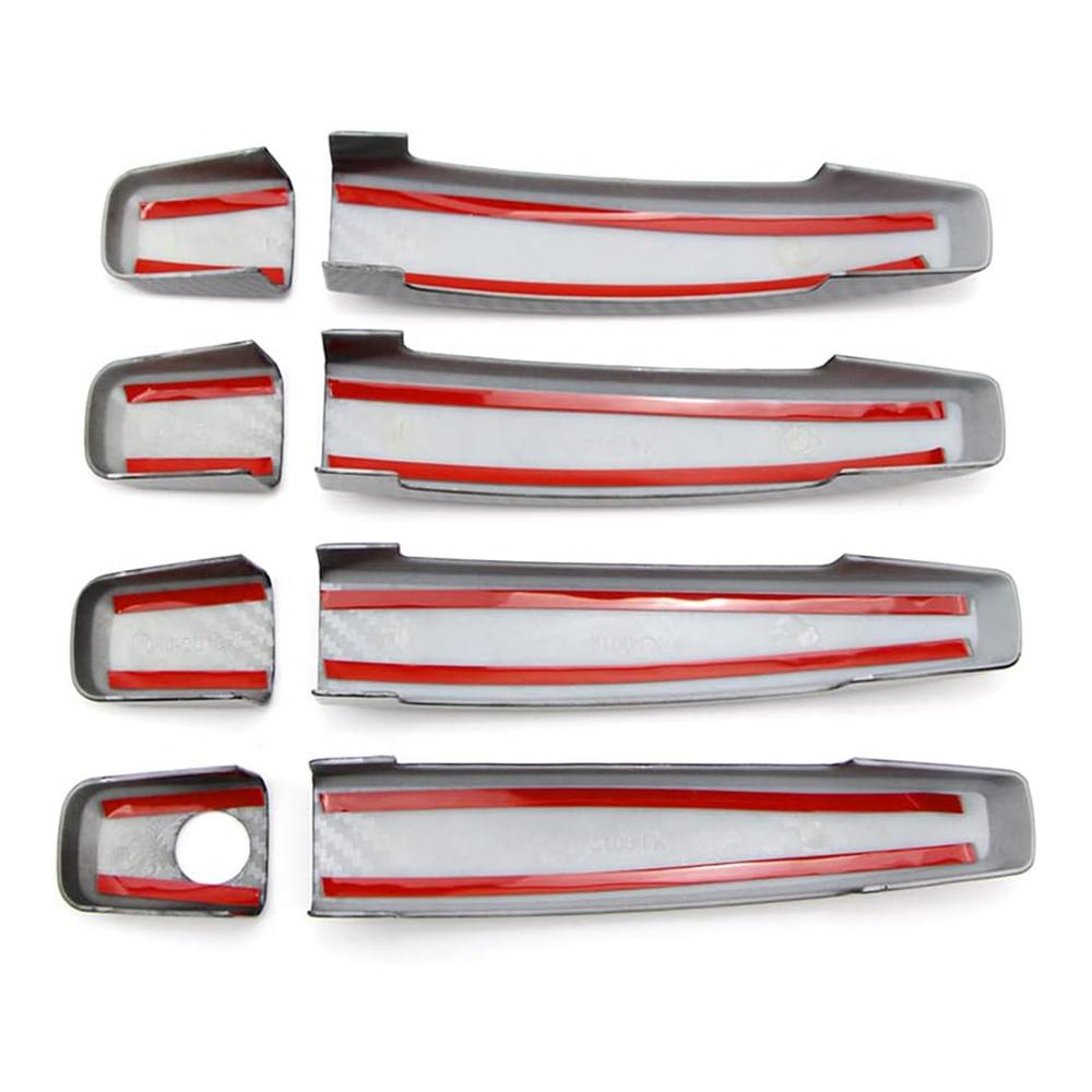 Car Exterior Door Handle Cover Carbon Fiber Look For Chevrolet Cruze 2011-2015