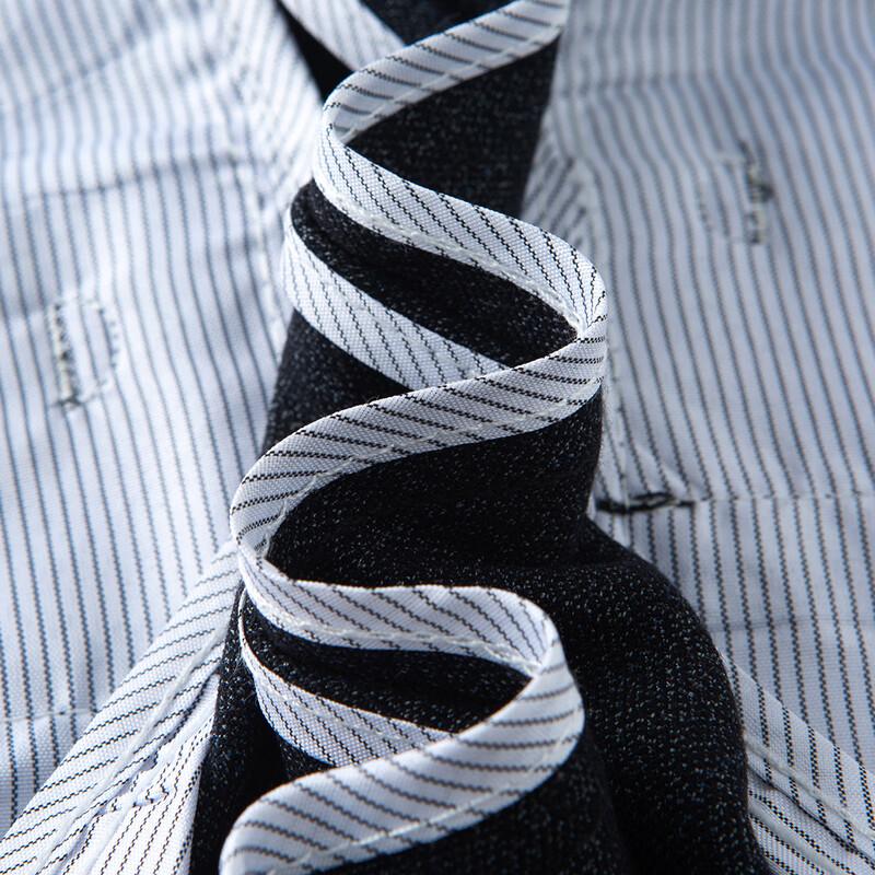 MONTAGUT Men's Subtle Check Stretch Dress Trousers