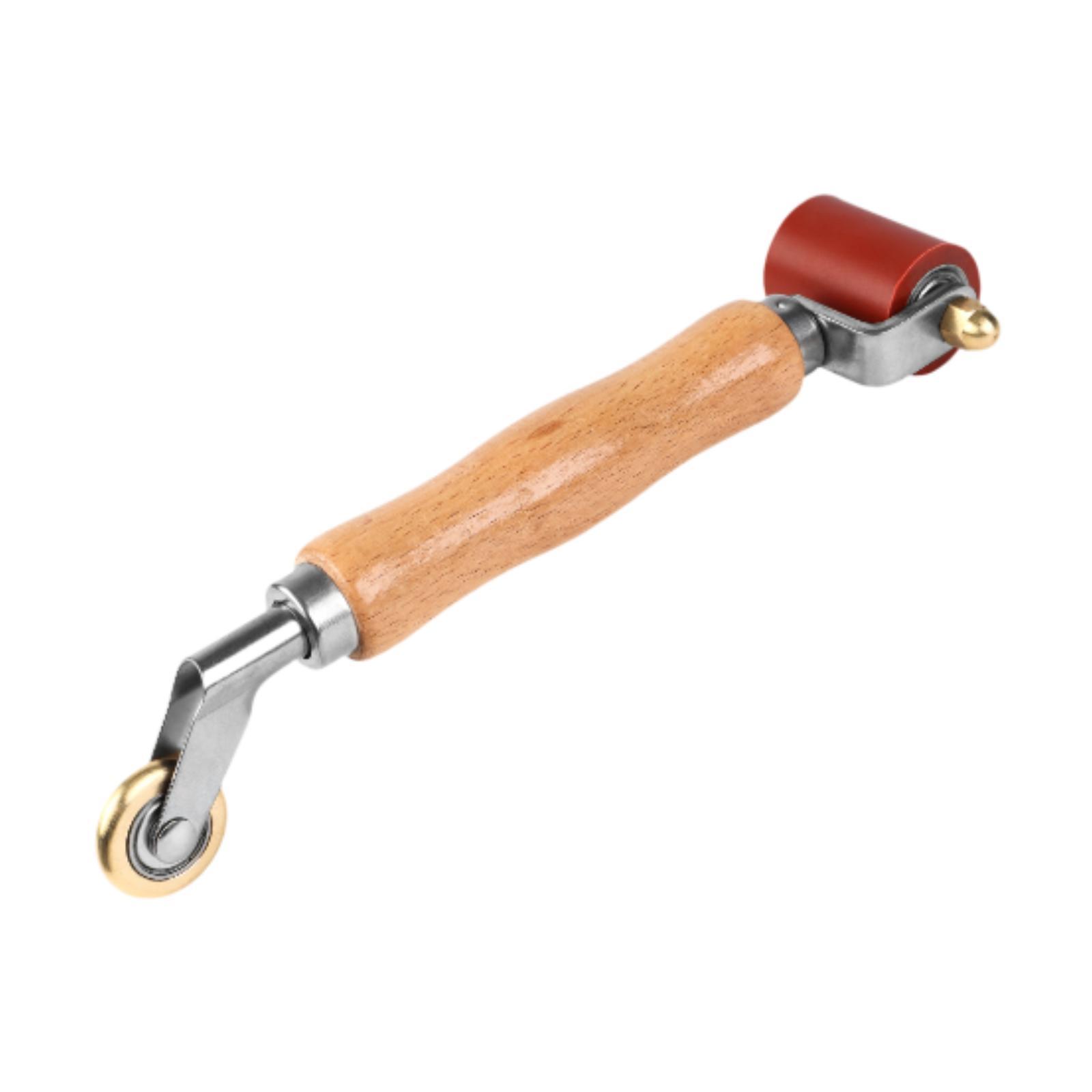 

Шовний ролик Професійна зручна ручка Двосторонній інструмент для розгладжування шпалер для деревообробки ПВХ покрівельна стрічка Підлоговий банер червоний