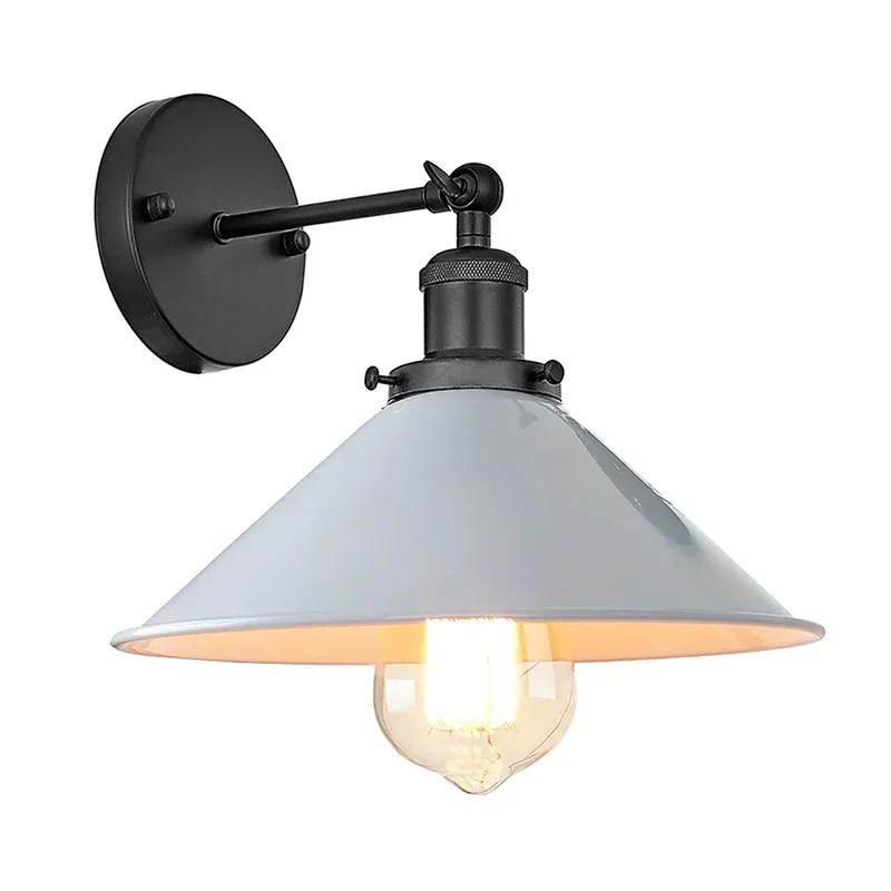 E27 Vintage Wall  Industrial Wall Lamp Light Adjustablefor Restaurants Galleries Aisle Kitchen Black Indoor Decor Lights