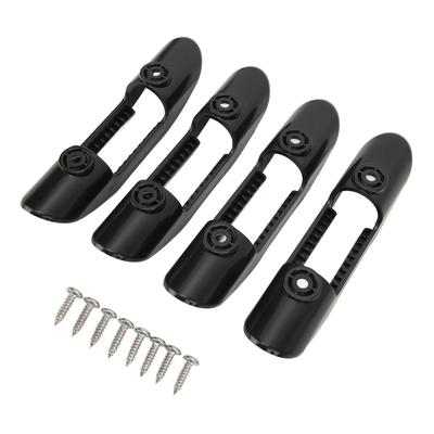 Clip para Remo de Kayak de Plástico ABS Universal Soporte para Remo de Barco con Tornillos Negro
