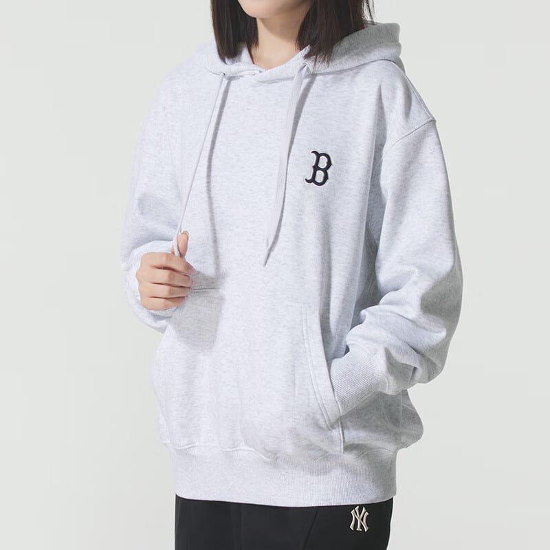 MLB Boston Red Sox Thermal Hooded Pullover Fleece Lined Sweatshirt Unisex 3AHDB0756-43MGL