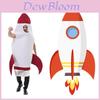 Rocket Jumpsuit Costume For Adults Halloween Cosplay Space Outfit