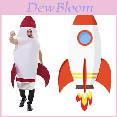 Rocket Jumpsuit Costume For Adults Halloween Cosplay Space Outfit