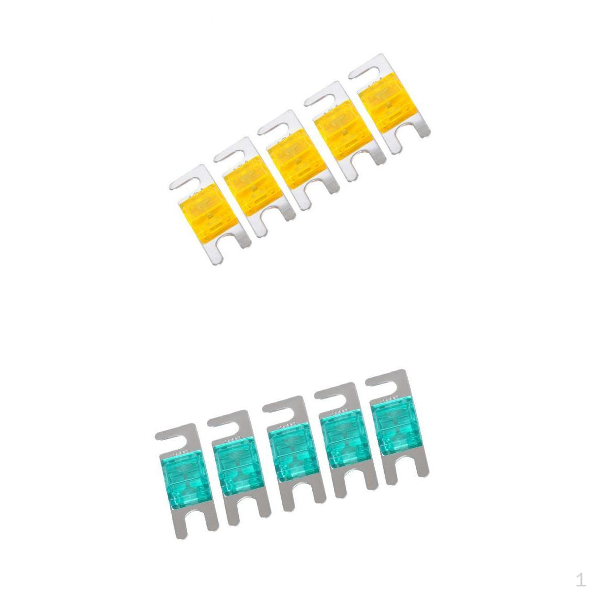 

10 штук 40А+30А Мини ANL Болт Вилка Автомобильный Аудио Автоматический выключатель