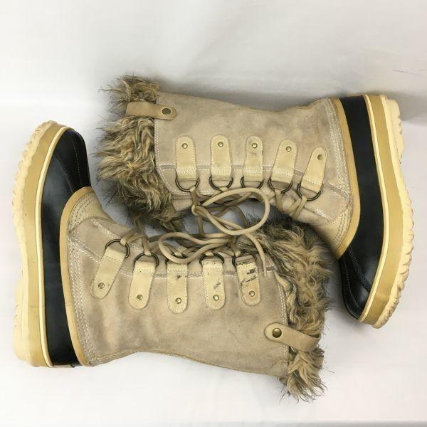 SOREL Ladies Size 23.5 Premium Snow Boots with Liner Brown Long Waterproof Boots/Shoes(USED)