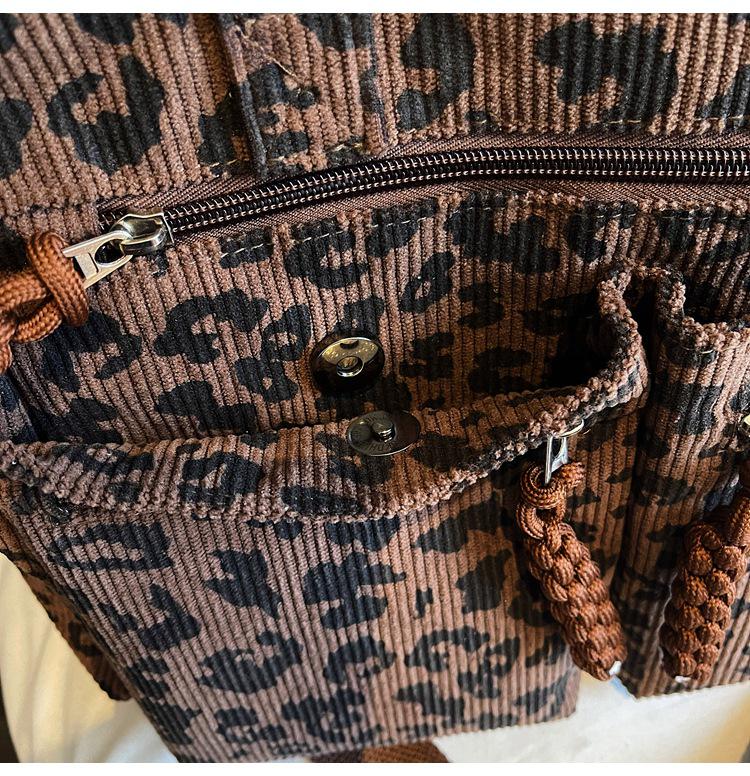 Women's Leopard Print Tote: Versatile Large Capacity Shoulder & Crossbody Bag