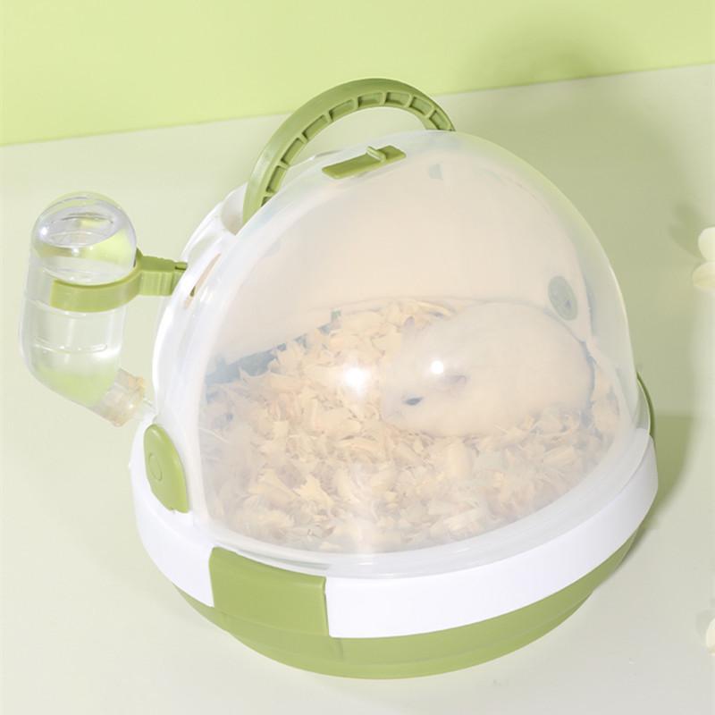 Acrylic Pet Travel Box for Hamsters, Squirrels, and Small Animals