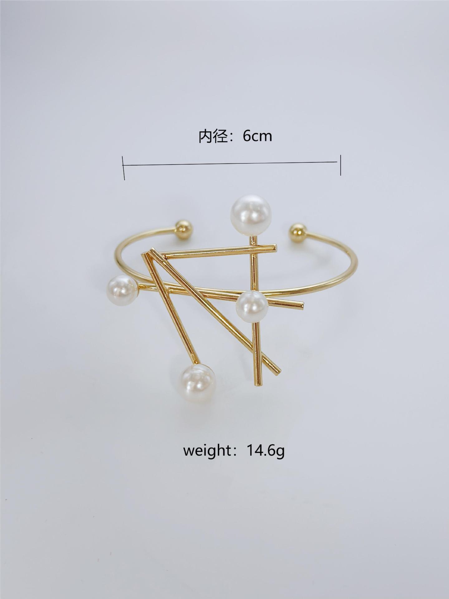 

Нерегулярный браслет Геометрический браслет Advanced Sense Персонализированный браслет Геометрический браслет из золота и серебра золотой