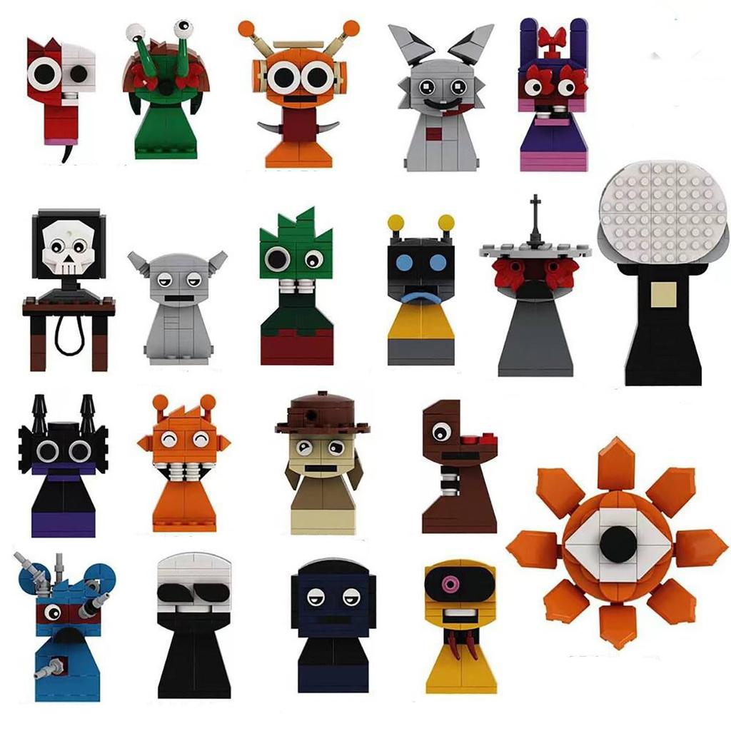 Sprunki Building Block Sprunki Kids Christmas Birthday Building Block Game Music Game Toy 2 of Toys, Gift, Toys, Monsters, (Level [Set 20])