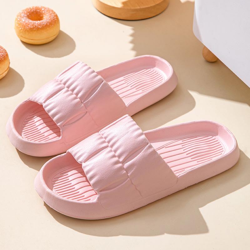 Mode Whoholl Marke 2024 Hausschuhe Damen Herren Sommersandalen Weiche EVA Pantoletten Strand Zehensandalen Paare Badezimmer Rutschfeste Schuhe 36-45