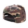 Casquette snapback - Military - Camouflage - Broderies recto/verso + côté - Taille unique