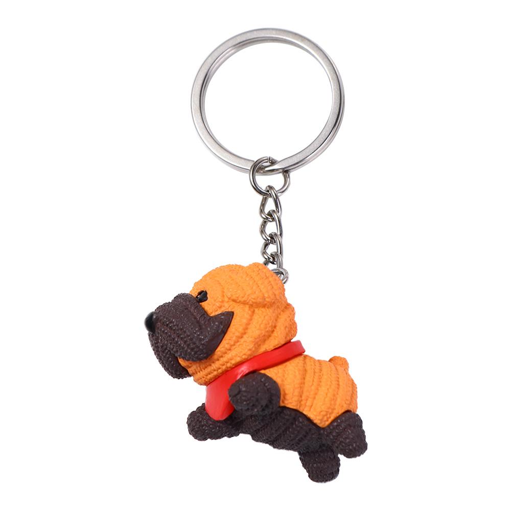 Interior Accessories Wool Dog Bag Pendant Dog Mascot Keychain Keychains Dog Doll Keyrings