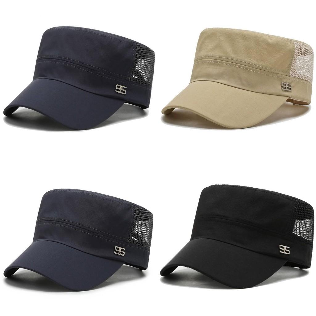 Number The 95 Net Hat Men Shade Breathable Outdoor Fishing Ride Flat Casual Top