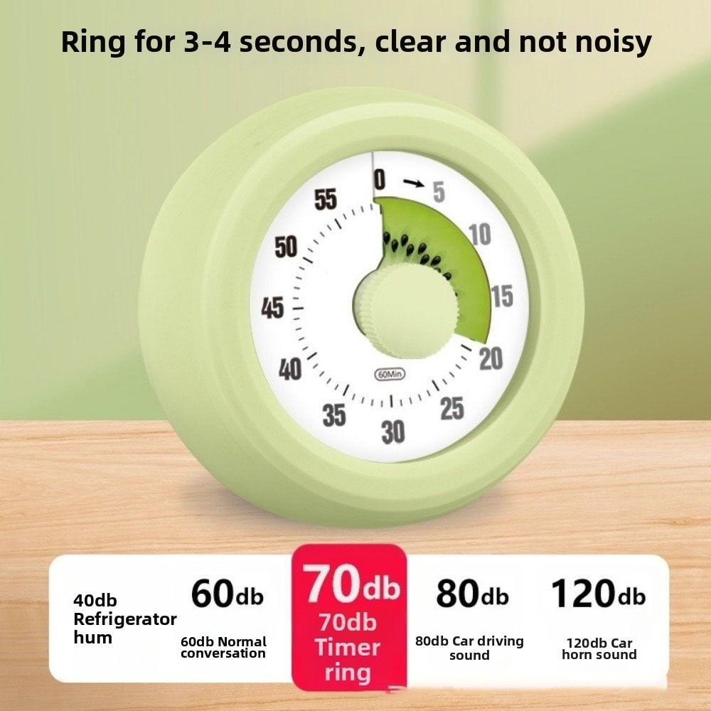 Round Visual Timer Time Manager Countdown Timer Reminder Device Kitchen Timer  Study Timer