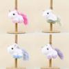Plush Keychain Unicorn Soft Stuffed Toy Backpack Charm With Pp Cotton For Girls