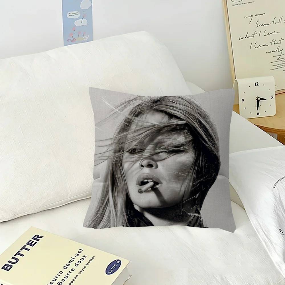 Schönheit B-Brigitte B-Bardot-S Kissenbezug Kissenhülle Kissenbezug Wohnzimmer Sofa Heimdekoration Kundenspezifisch