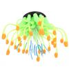 Artificial Coral Silicone Simulation Water Plant Aquarium Fish Tank Decoration OrnamentOrange