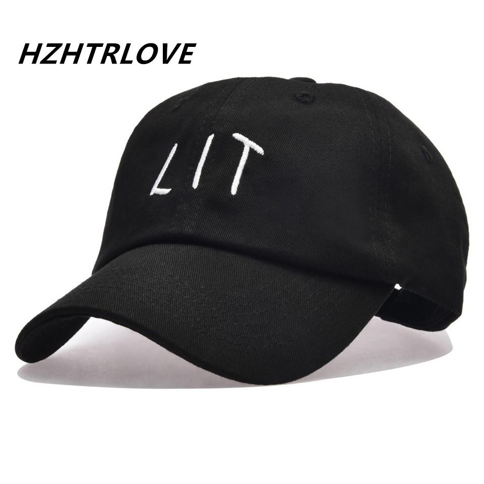 

High Quality Unisex Cotton Brand Letter LIT Snapback Cap Baseball Cap For Unisex Women Hip Hop Dad Hat Bone Garros Snapbacks