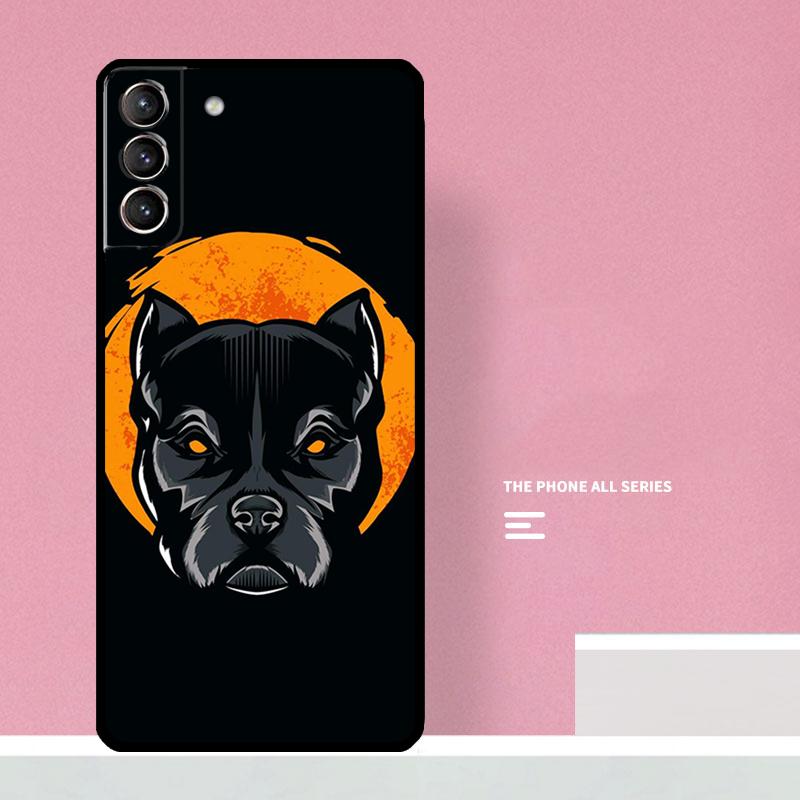 Pit Bull Lovely Dog Pitbull Phone Case For Samsung Galaxy S23 Ultra Plus S21 S22 Ultra S20 FE S9 S10 Note 10 20 Ultra