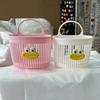 Multifunctional Cartoon Small Hanging Basket Bathroom Face Towel Storage Basket Kitchen Dormitory Bedside Wall Hanging Basket